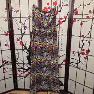 Absolutely <3 it! Rainbow snakeskin maxi dress from Rainbow store